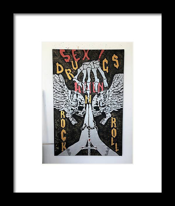 Amen - Framed Print - Ykstreetart