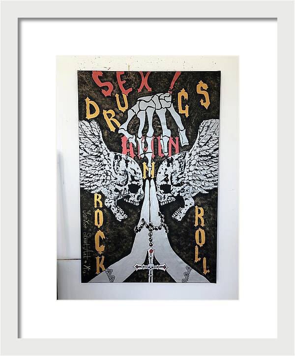 Amen - Framed Print - Ykstreetart