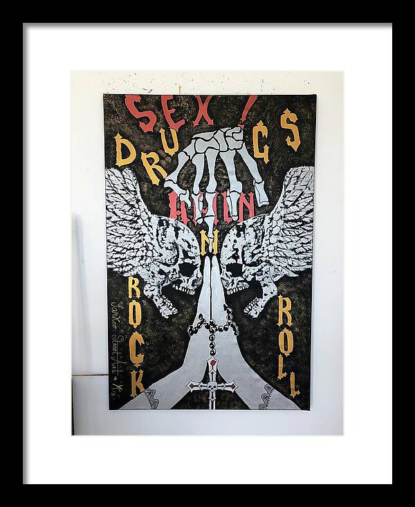 Amen - Framed Print - Ykstreetart