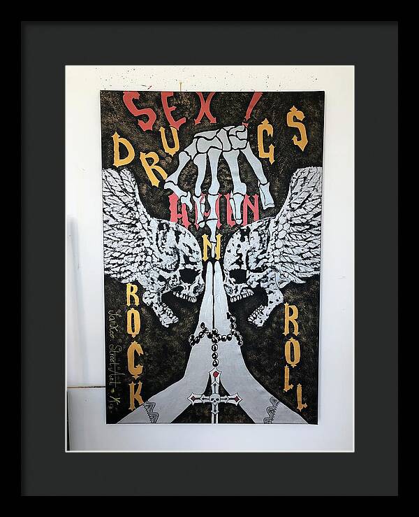 Amen - Framed Print - Ykstreetart