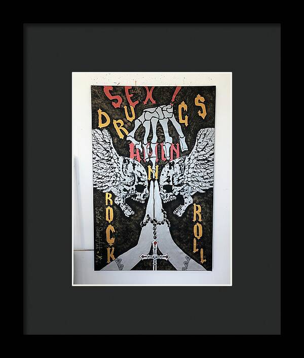 Amen - Framed Print - Ykstreetart