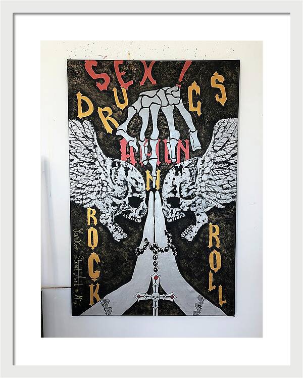 Amen - Framed Print - Ykstreetart