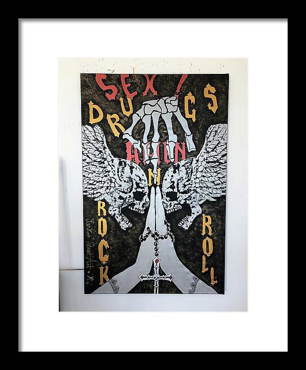 Amen - Framed Print - Ykstreetart