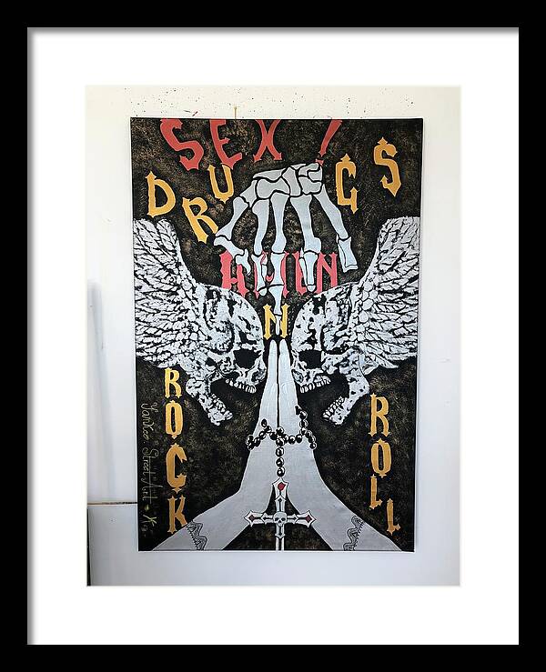 Amen - Framed Print - Ykstreetart