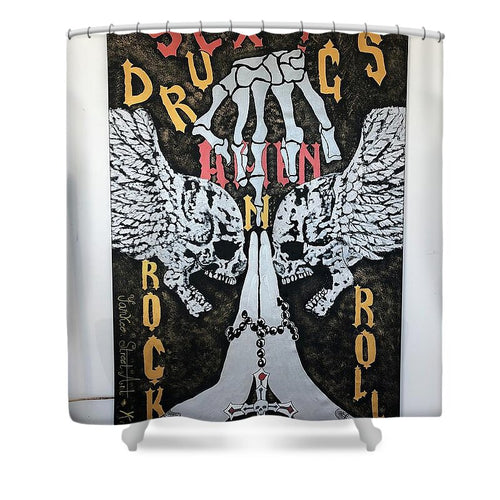 Amen - Shower Curtain - Ykstreetart