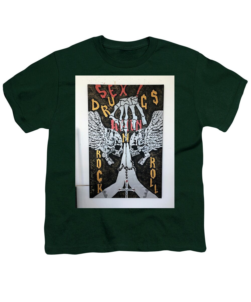 Amen - Youth T-Shirt - Ykstreetart