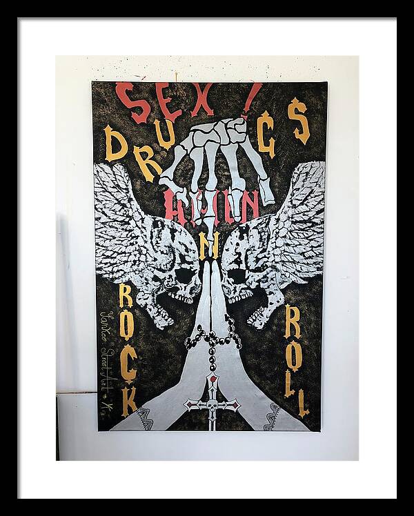 Amen - Framed Print - Ykstreetart