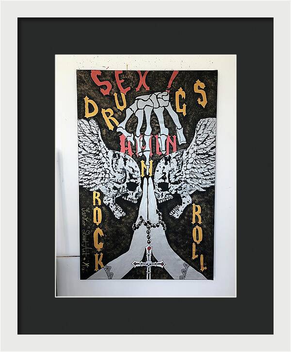 Amen - Framed Print - Ykstreetart