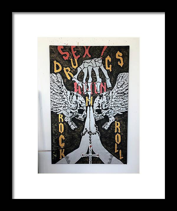 Amen - Framed Print - Ykstreetart