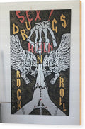 Amen - Wood Print - Ykstreetart