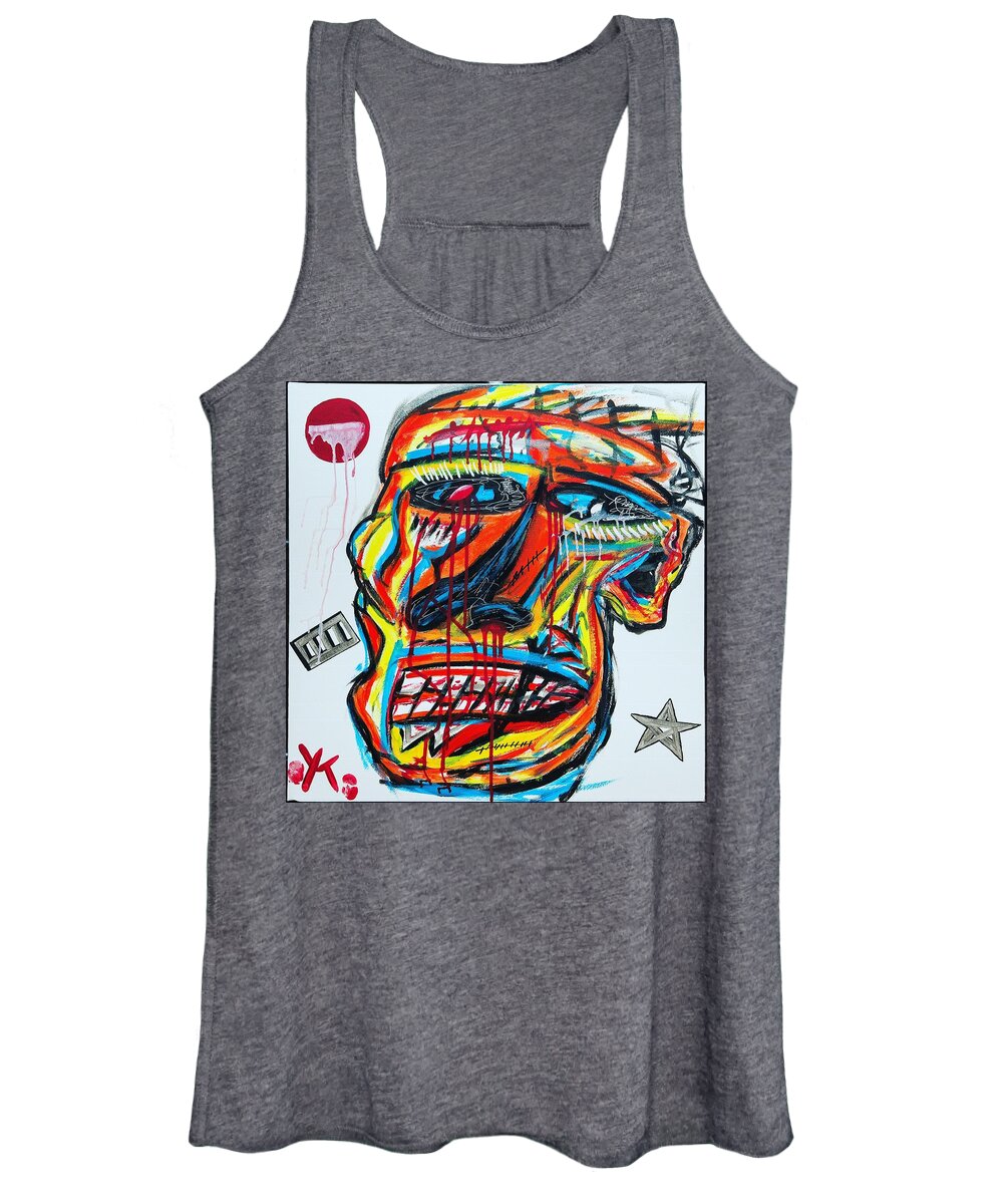 Angry man - Women's Tank Top - Ykstreetart