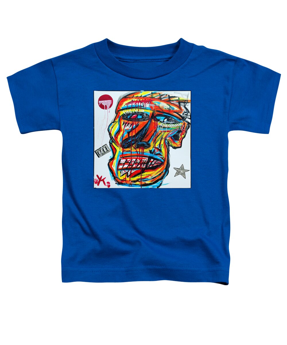 Angry man - Toddler T-Shirt - Ykstreetart