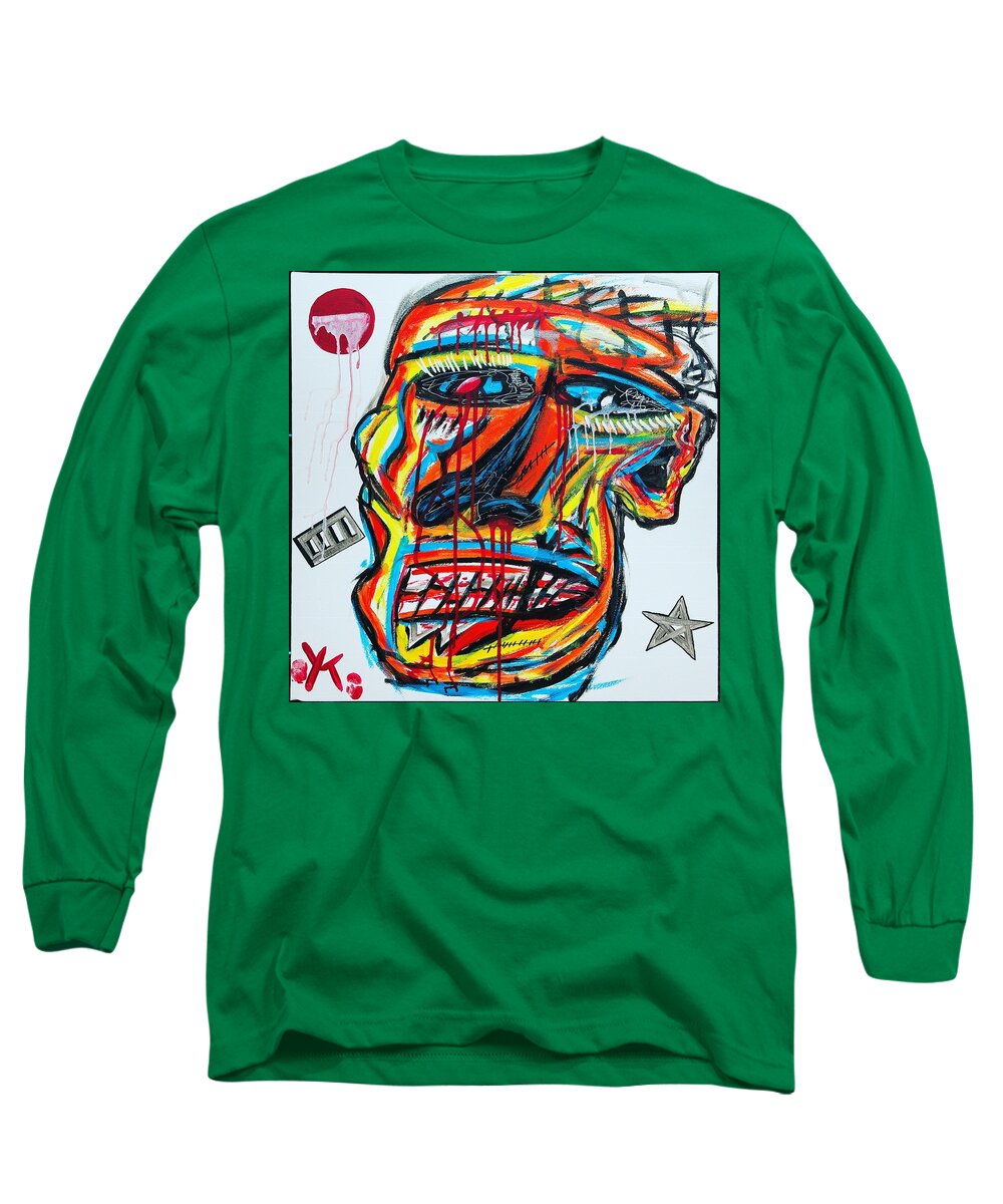 Angry man - Long Sleeve T-Shirt - Ykstreetart