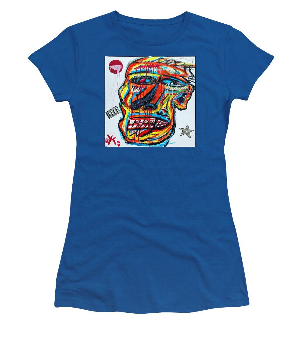 Angry man - Women's T-Shirt - Ykstreetart