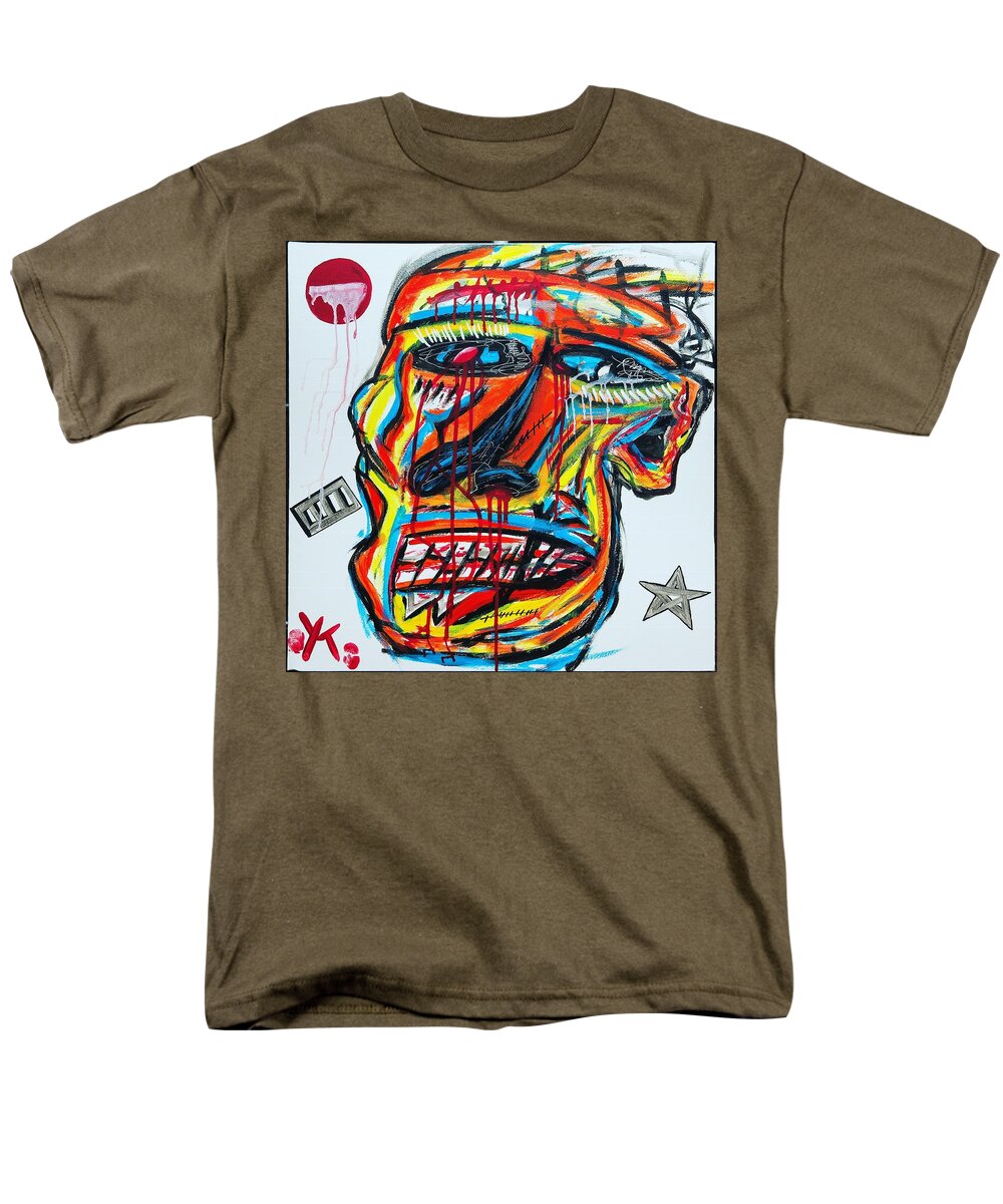 Angry man - Men's T-Shirt (Regular Fit) - Ykstreetart