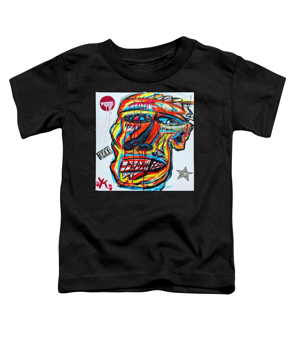 Angry man - Toddler T-Shirt - Ykstreetart