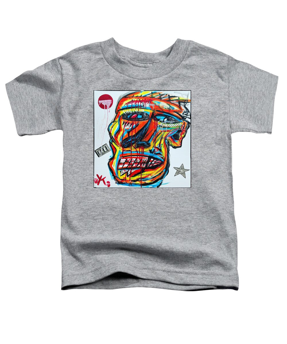 Angry man - Toddler T-Shirt - Ykstreetart