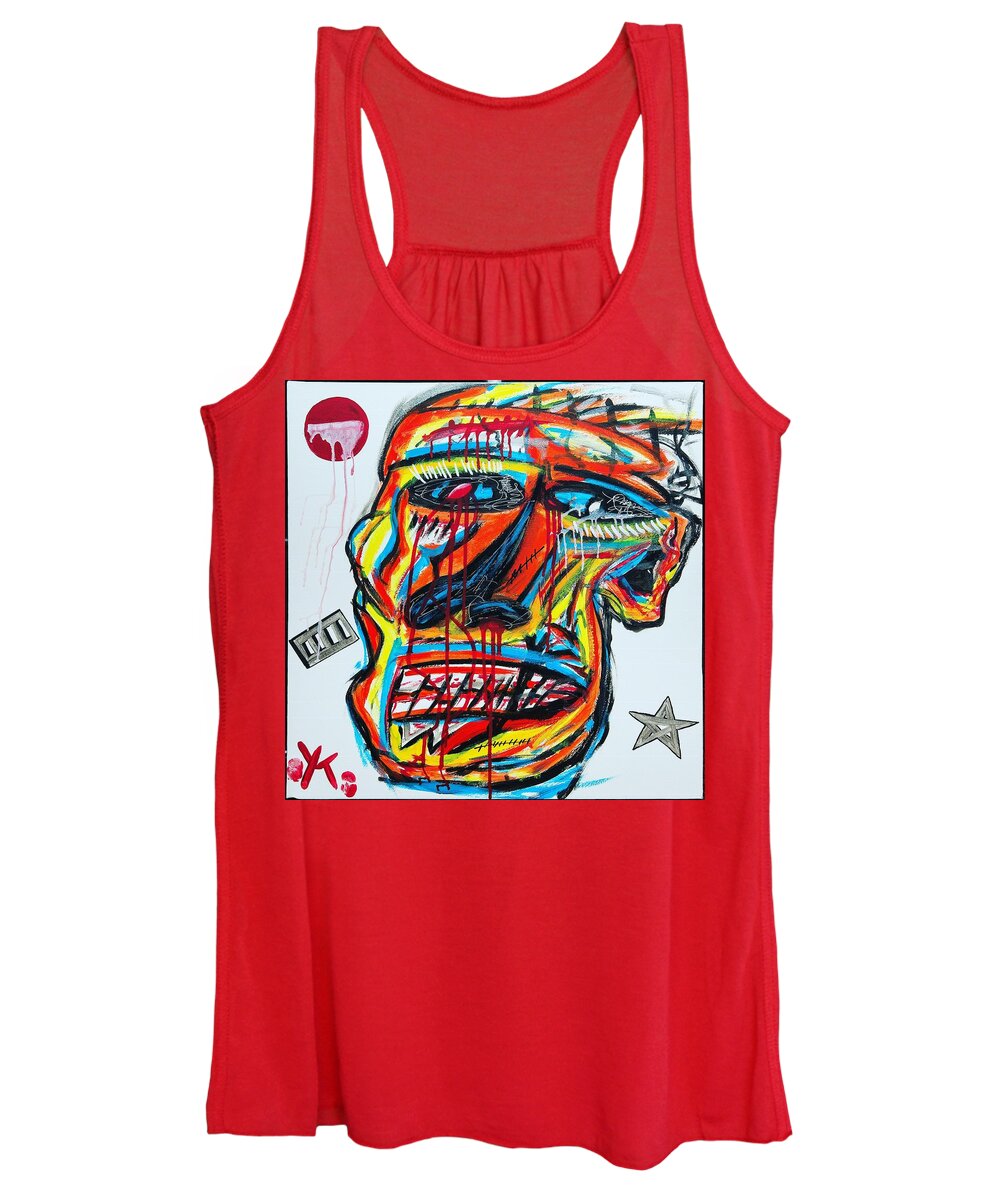 Angry man - Women's Tank Top - Ykstreetart