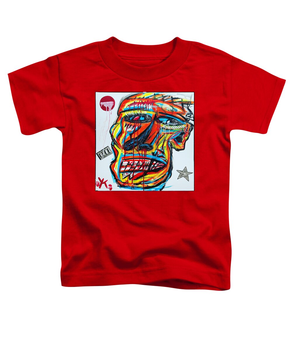 Angry man - Toddler T-Shirt - Ykstreetart