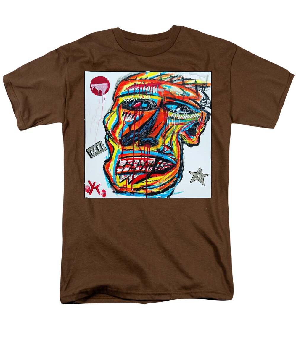 Angry man - Men's T-Shirt (Regular Fit) - Ykstreetart