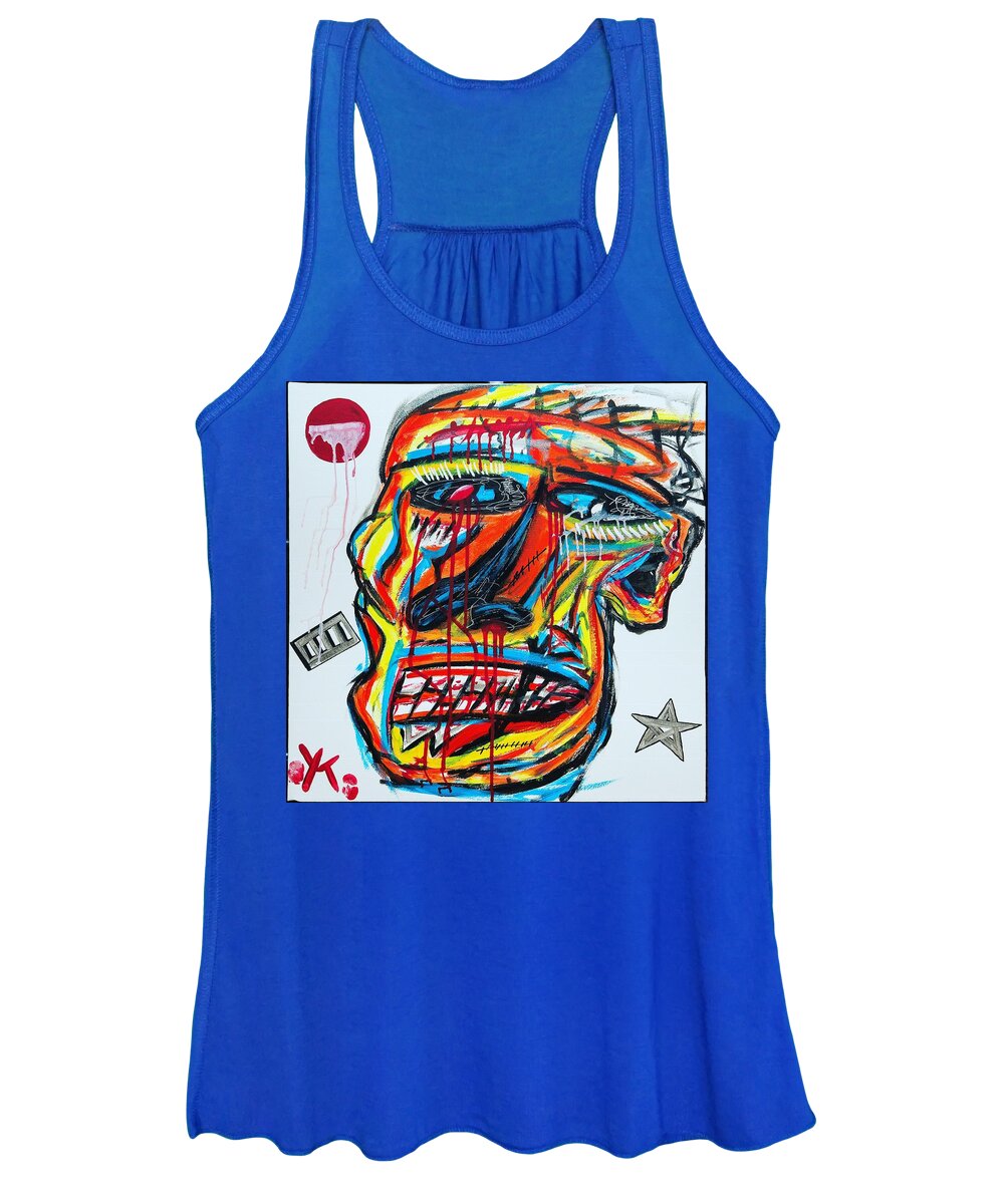 Angry man - Women's Tank Top - Ykstreetart