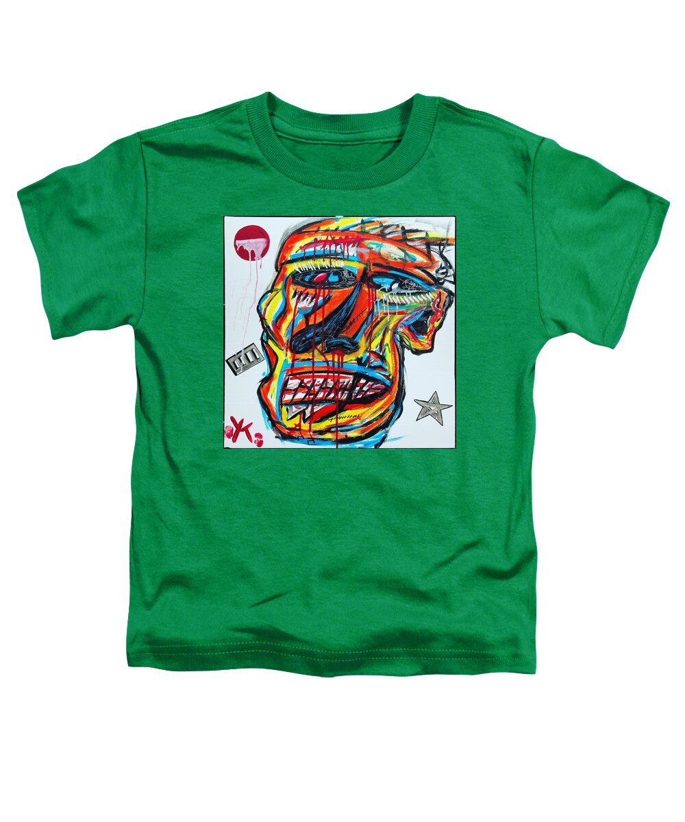 Angry man - Toddler T-Shirt - Ykstreetart