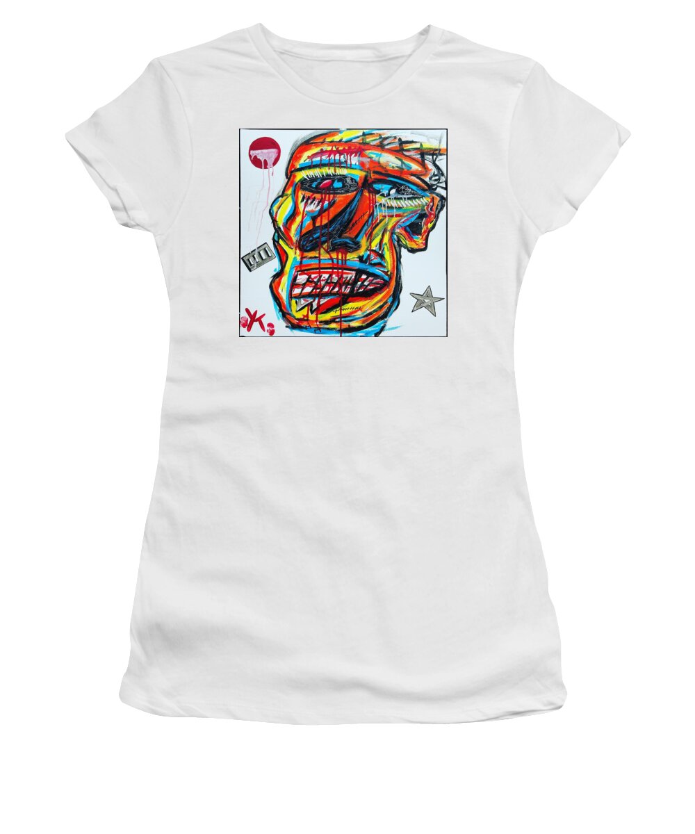 Angry man - Women's T-Shirt - Ykstreetart