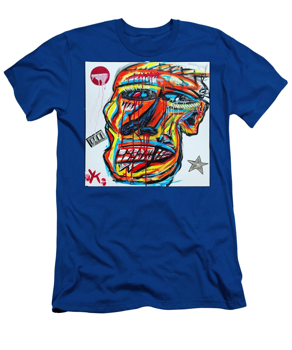 Angry man - T-Shirt - Ykstreetart