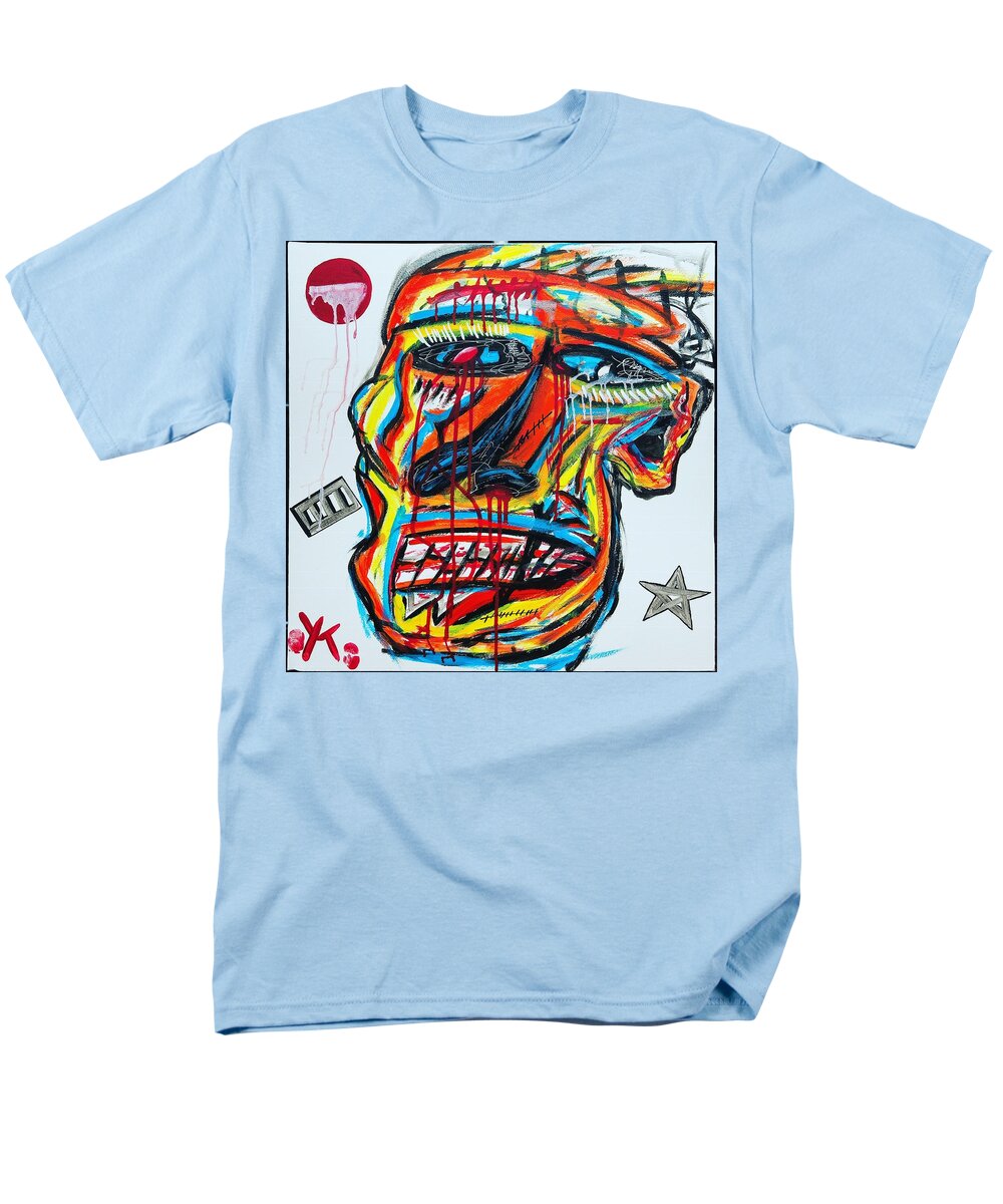 Angry man - Men's T-Shirt (Regular Fit) - Ykstreetart