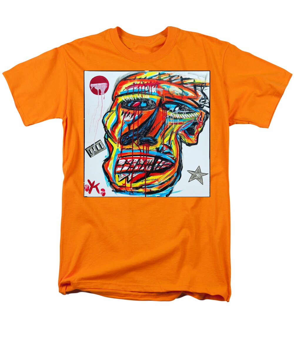 Angry man - Men's T-Shirt (Regular Fit) - Ykstreetart