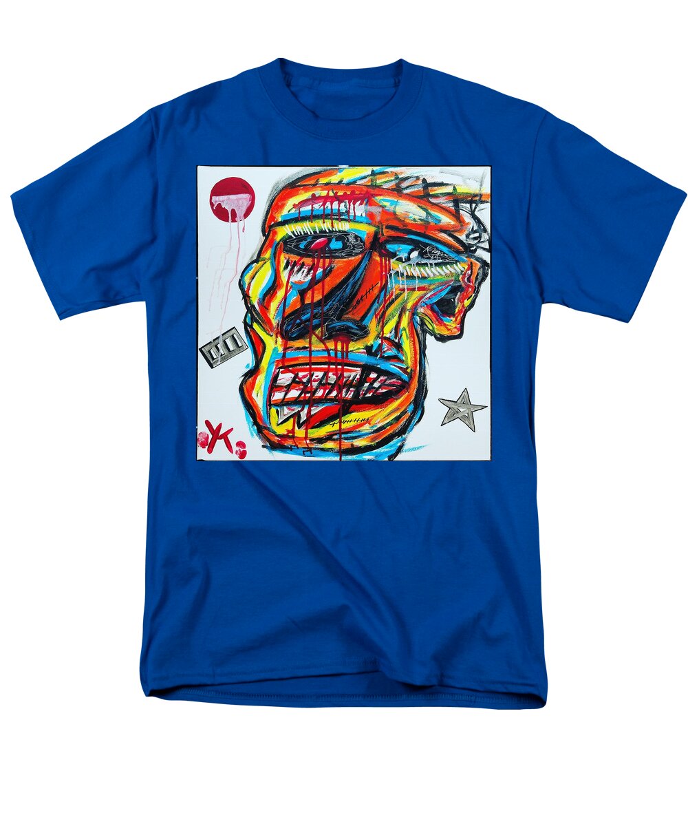 Angry man - Men's T-Shirt (Regular Fit) - Ykstreetart