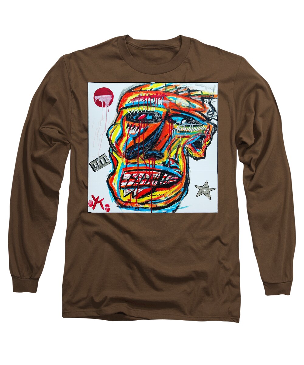 Angry man - Long Sleeve T-Shirt - Ykstreetart