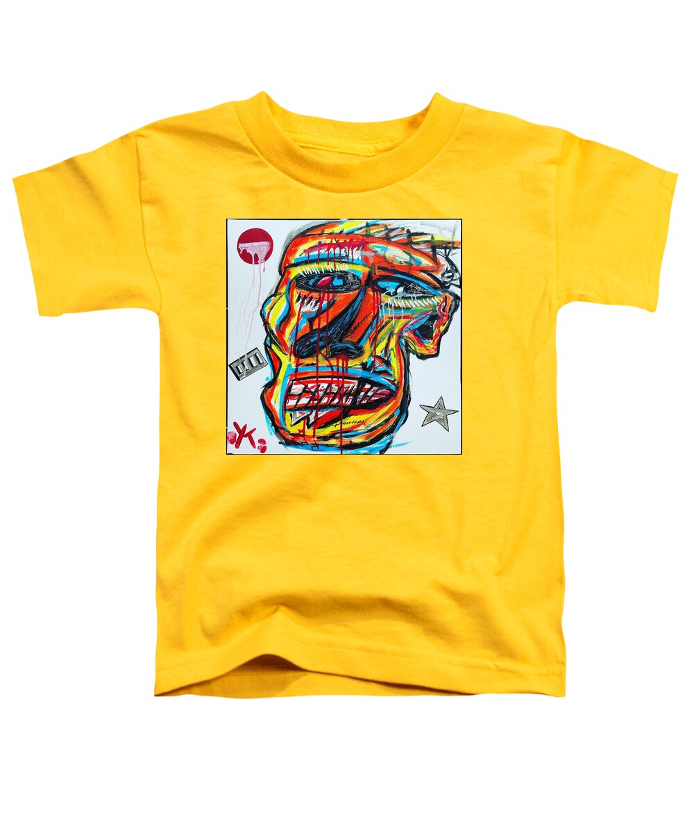 Angry man - Toddler T-Shirt - Ykstreetart