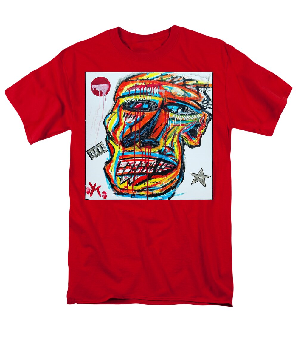 Angry man - Men's T-Shirt (Regular Fit) - Ykstreetart