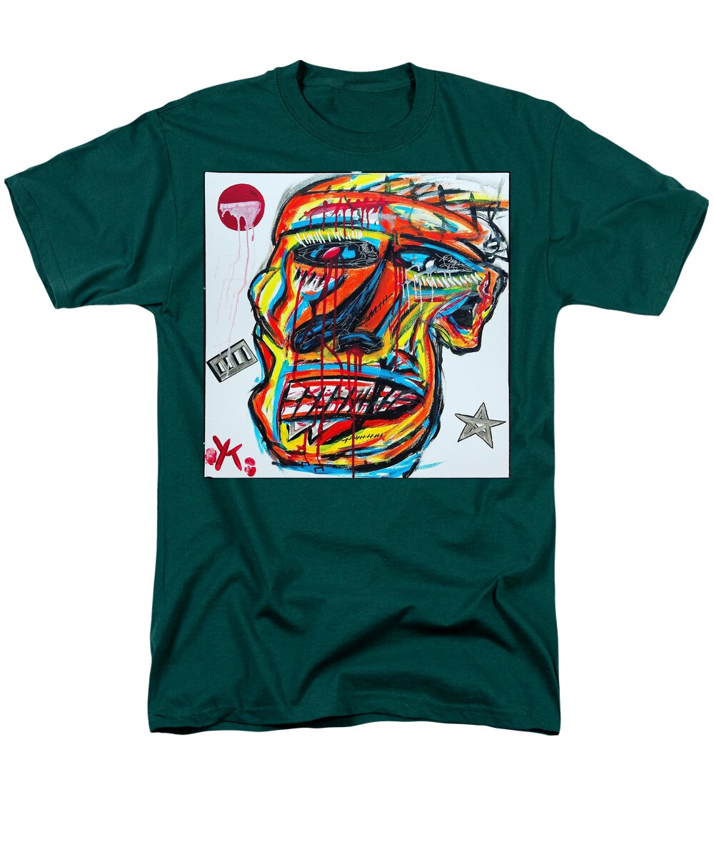 Angry man - Men's T-Shirt (Regular Fit) - Ykstreetart