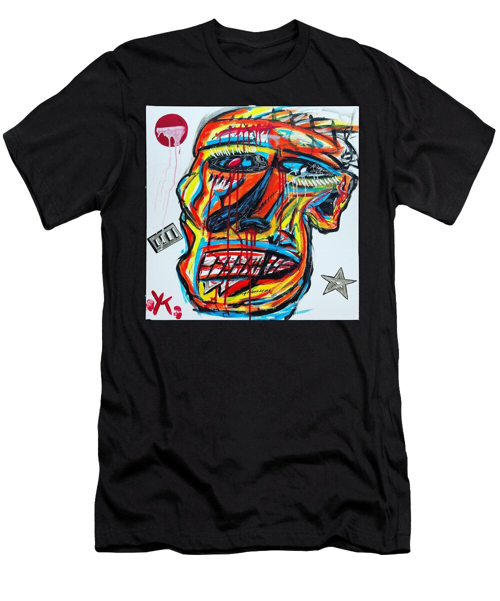 Angry man - T-Shirt - Ykstreetart