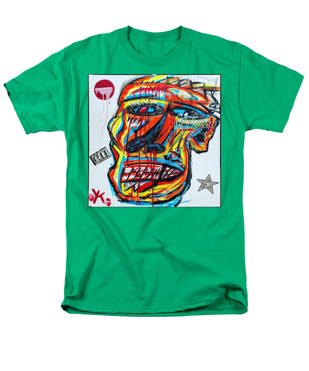 Angry man - Men's T-Shirt (Regular Fit) - Ykstreetart