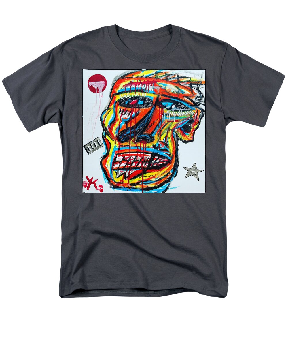 Angry man - Men's T-Shirt (Regular Fit) - Ykstreetart