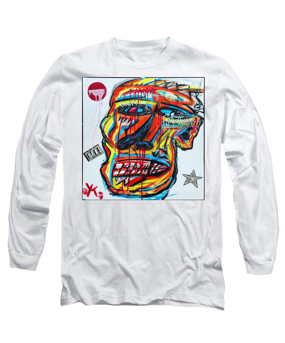 Angry man - Long Sleeve T-Shirt - Ykstreetart