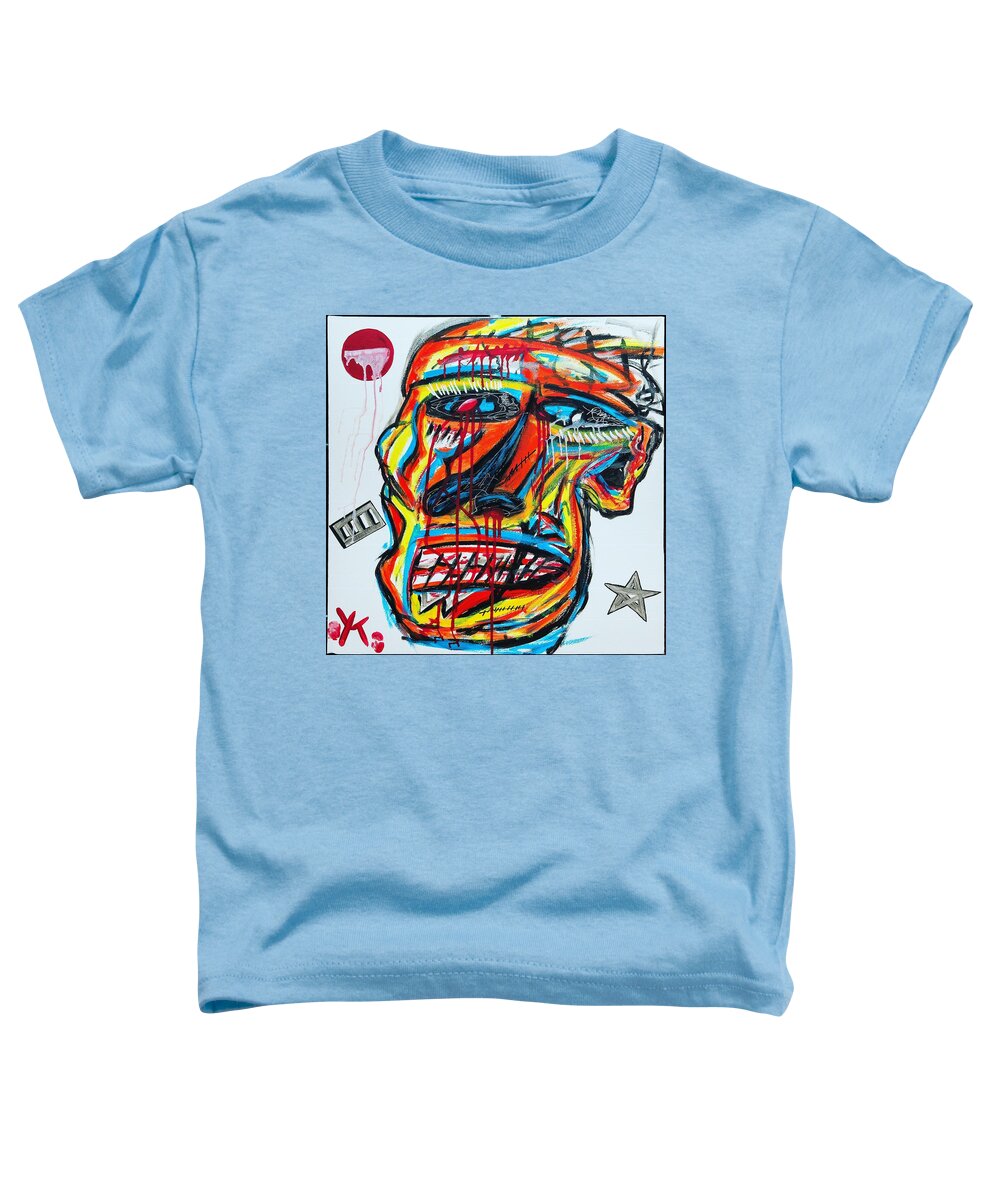 Angry man - Toddler T-Shirt - Ykstreetart
