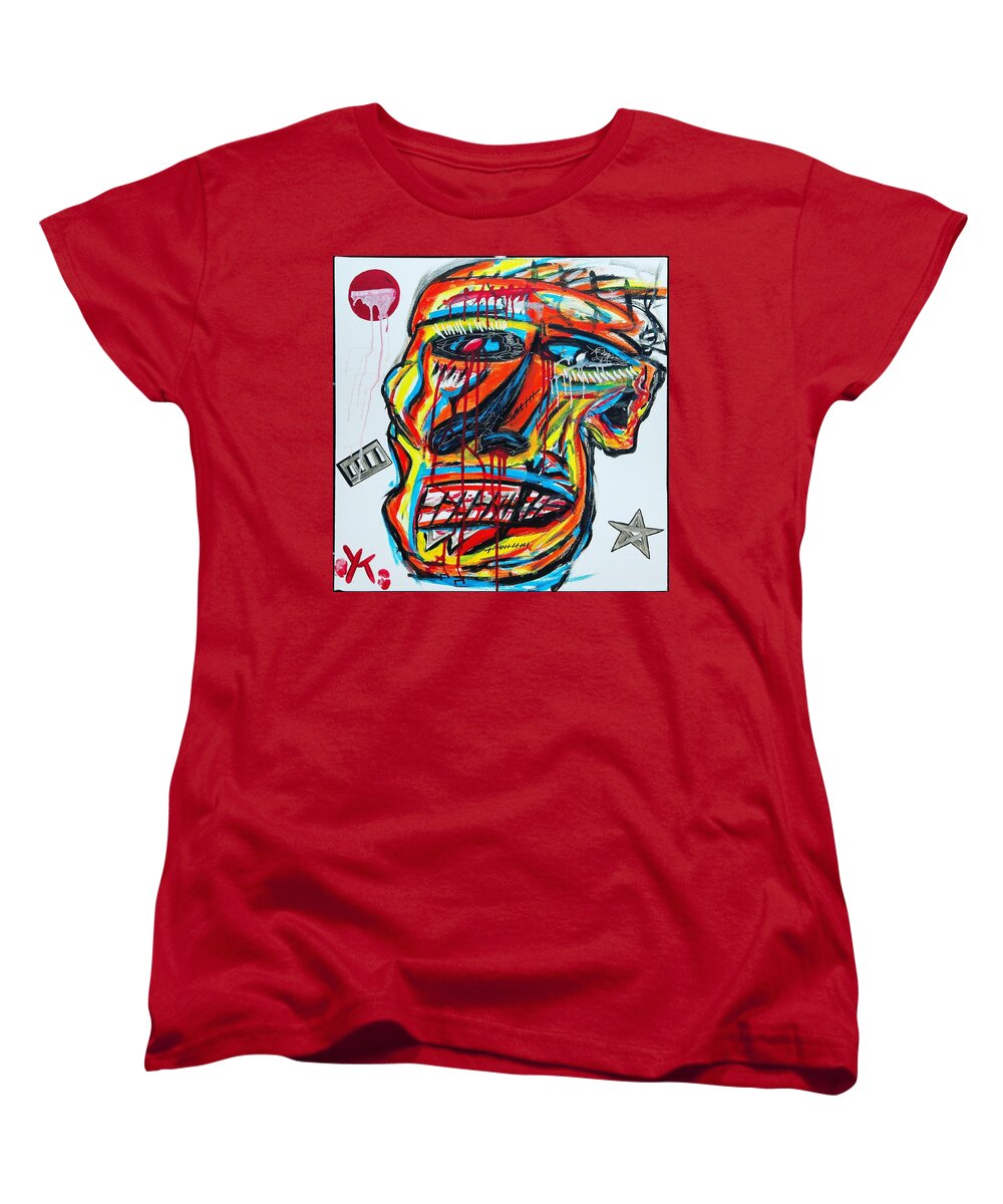 Angry man - Women's T-Shirt (Standard Fit) - Ykstreetart
