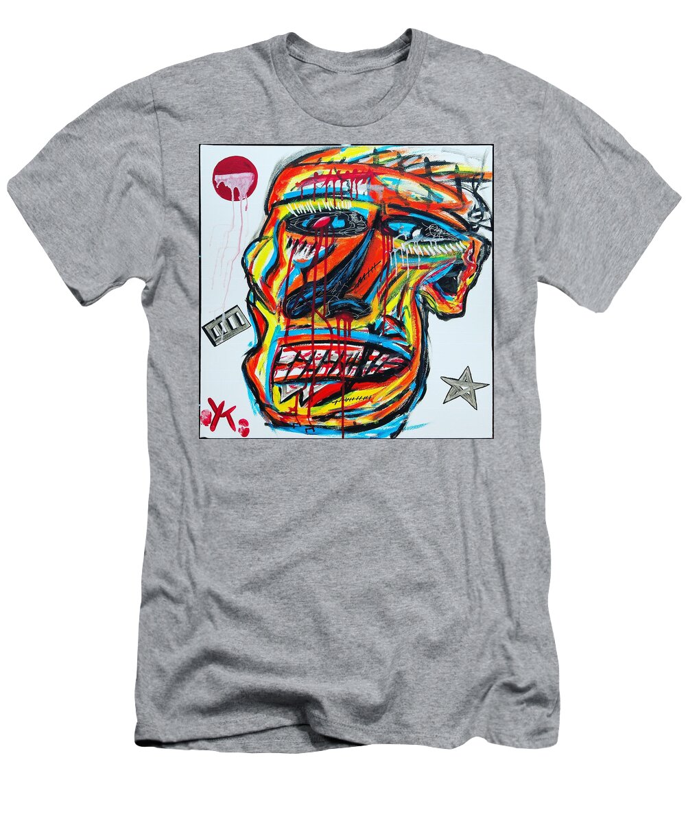 Angry man - T-Shirt - Ykstreetart