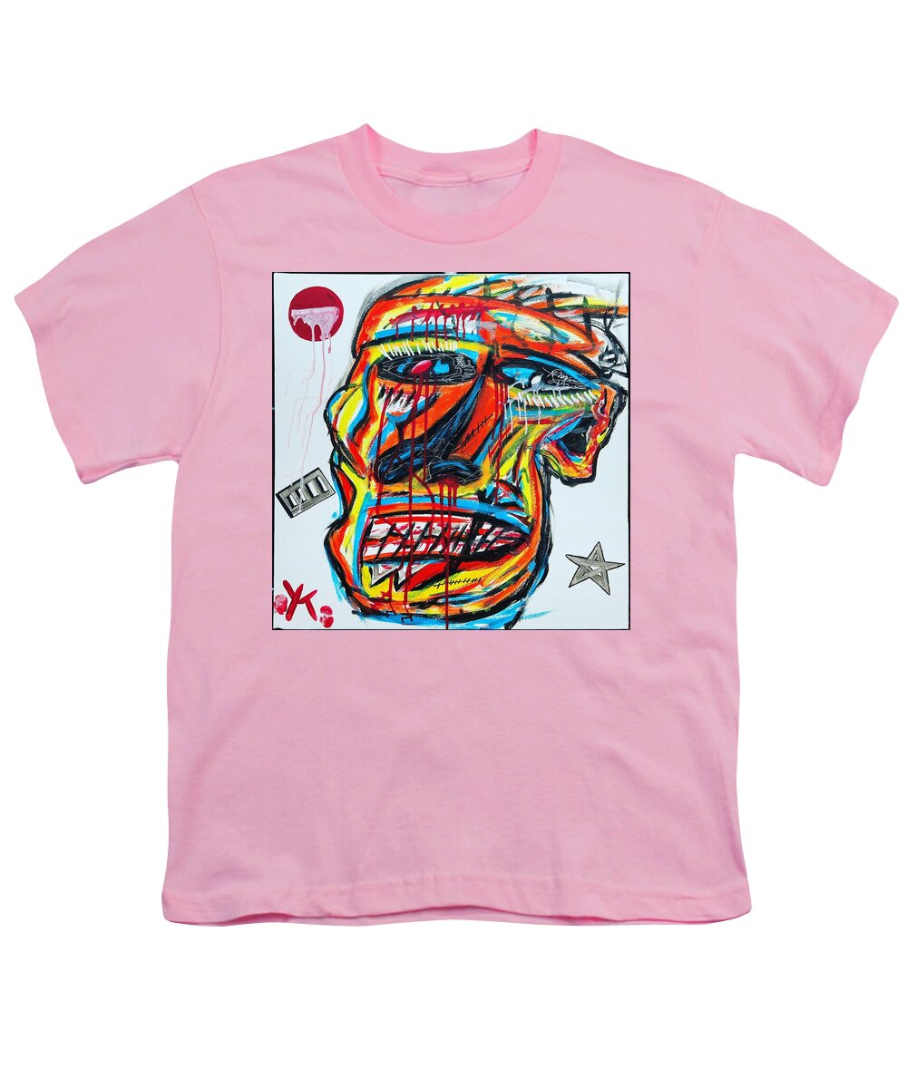 Angry man - Youth T-Shirt - Ykstreetart