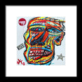 Angry man - Framed Print - Ykstreetart
