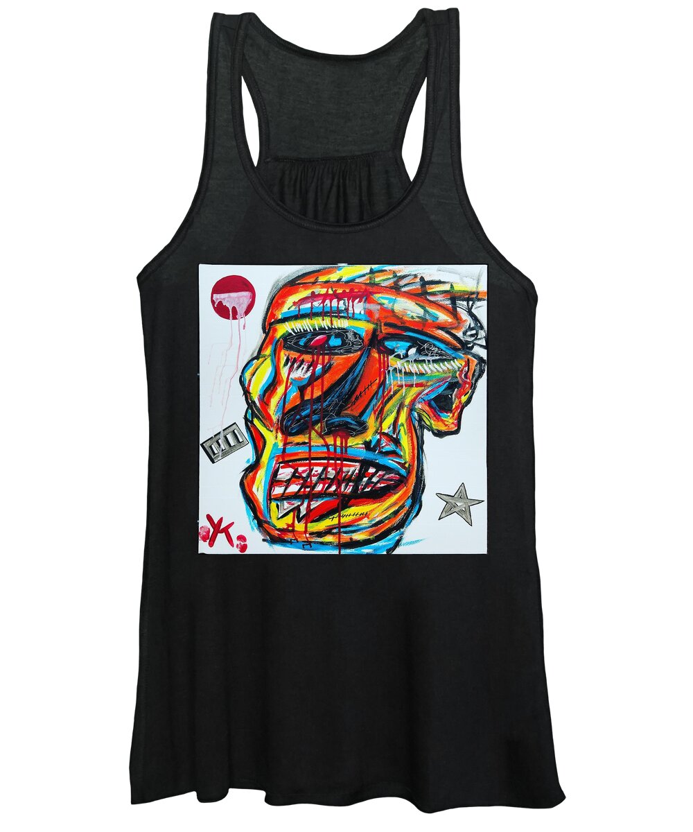 Angry man - Women's Tank Top - Ykstreetart