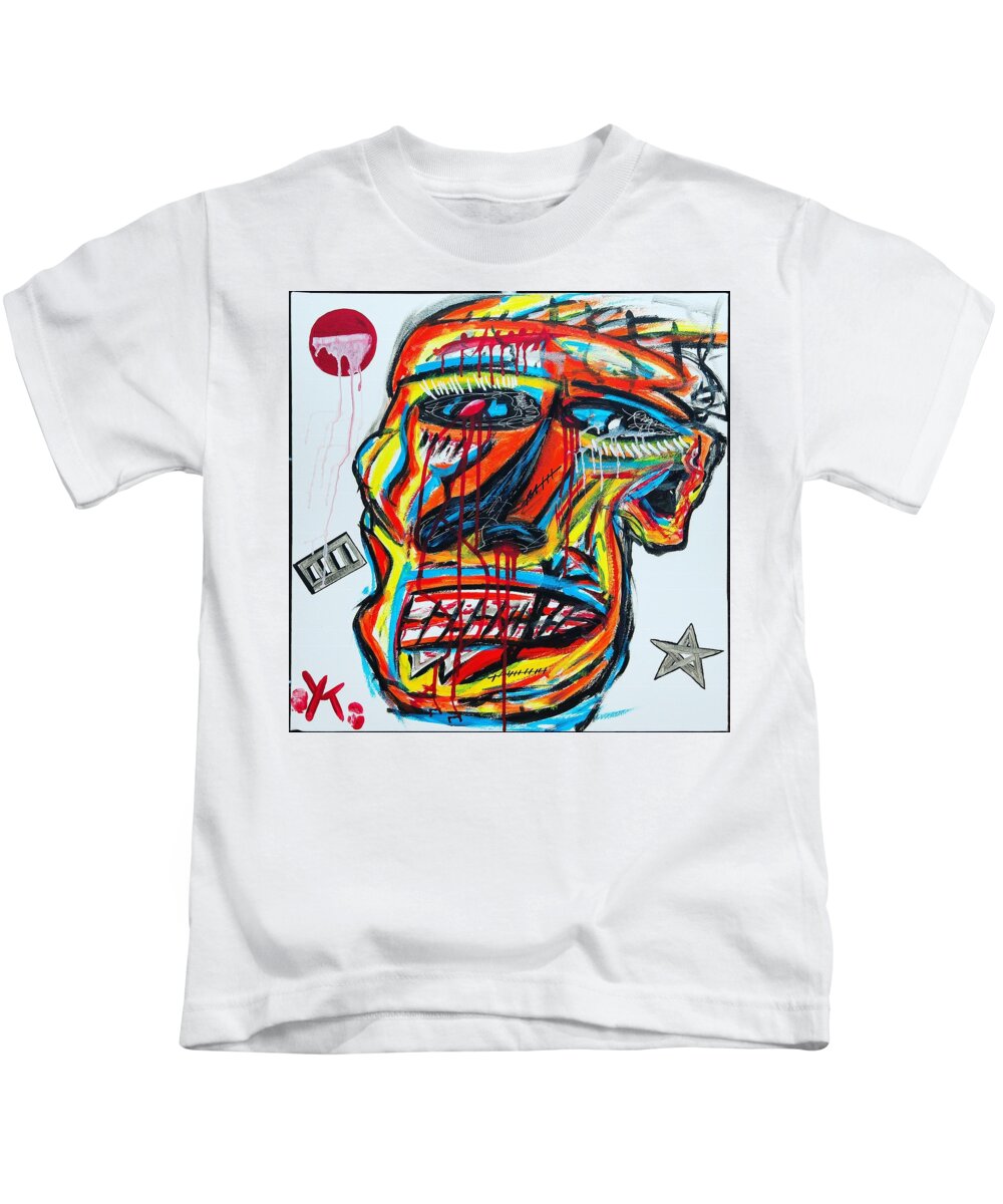 Angry man - Kids T-Shirt - Ykstreetart