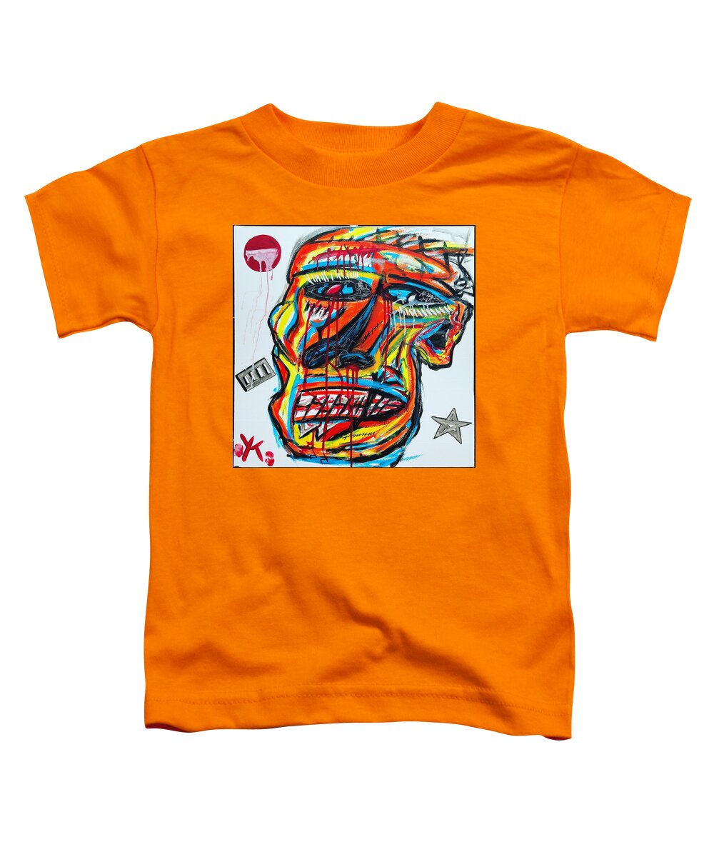 Angry man - Toddler T-Shirt - Ykstreetart