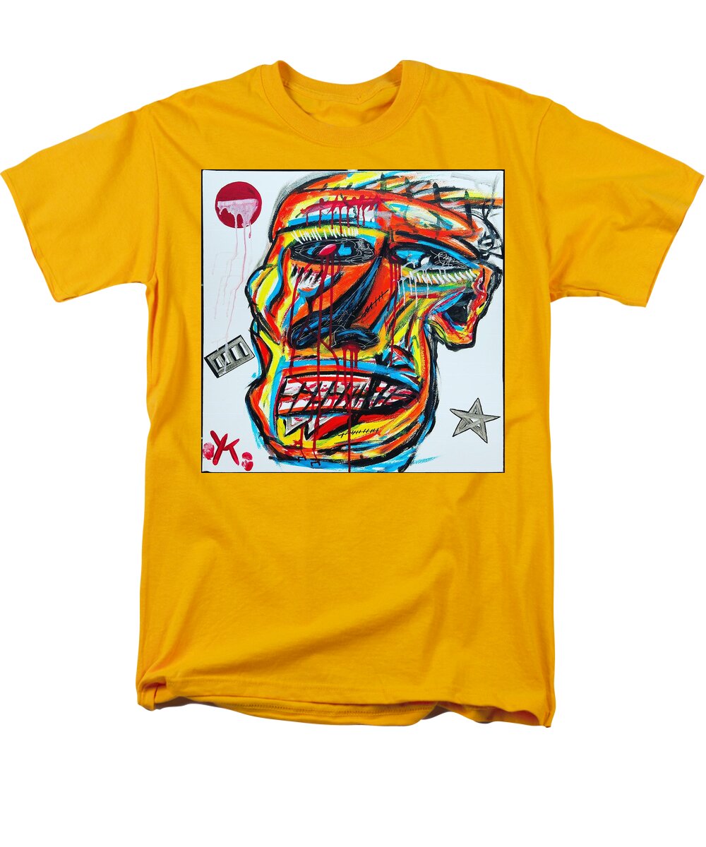 Angry man - Men's T-Shirt (Regular Fit) - Ykstreetart