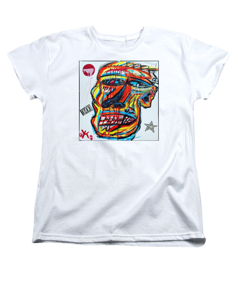 Angry man - Women's T-Shirt (Standard Fit) - Ykstreetart