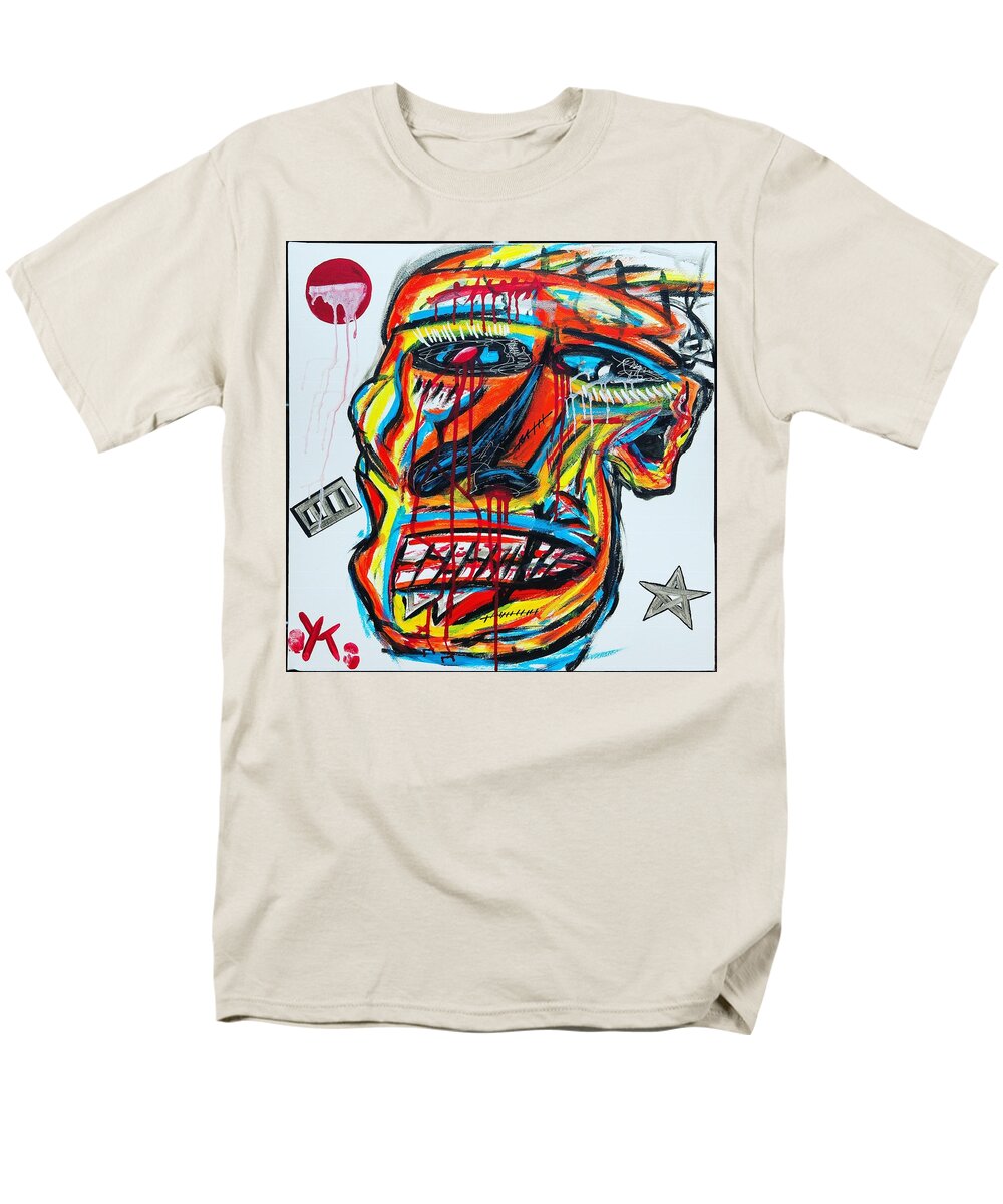 Angry man - Men's T-Shirt (Regular Fit) - Ykstreetart